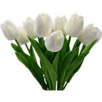 Fiori finti bianchi a fiori a tema tulipano 