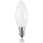 Lampadine bianche in alluminio a LED compatibile con E14 Ideal Lux 