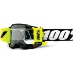100% Accuri II Forecast Roll-Off Occhiali motocross, nero-bianco