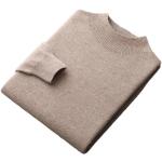 Maglie business 3 XL taglie comode di lana merino tinta unita con collo alto per Uomo Generic 