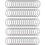 Spirali metalliche argentati in metallo 100 pezzi 