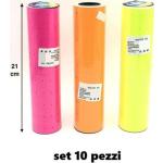 100 Rotoli Etichette Adesive Colorate Ma