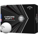 12 Palline Da Golf Callaway Golf Chrome Soft X, maschile, Bianco | Online Golf