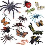 Action figures di plastica a tema insetti insetti 