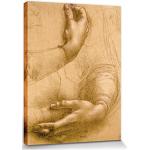 Poster di legno 1art1 Leonardo Da Vinci 