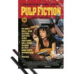 Pulp Fiction Stampa (91x61 cm) Film Score By Quentin Tarantino E Coppia Di Barre Porta Poster Nere