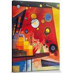Poster murali rossi di legno 1art1 Wassily Kandinsky 