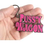 1PC in lega di moda film Kill Bill serie "PUSSY WAGON" portachiavi lettera accessori per donna uomo regalo