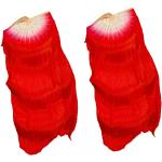 Accessori moda rossi con paillettes per ballo per Donna 