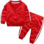 Pantaloni sportivi casual rossi da lavare a mano manica lunga per bambina di joom.com/it 