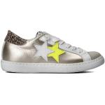 2 STAR Sneakers Trendy donna bianco