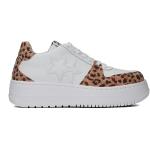 2 STAR Sneakers Trendy donna bianco/maculato
