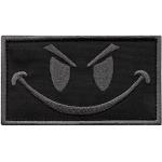 2AFTER1 Subdued Smiley Evil Angry ACU Morale Tactical Military Milspec Tactical ISAF SWAT Hook-And-Loop Patch