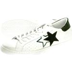 2Star Sneaker Low in Pelle Uomo White-Green 41 Taglia Europea : 41