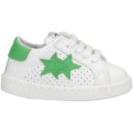 Sneakers basse bianche numero 26 di gomma con stringhe per bambini 2 Star 