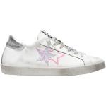 Sneakers larghezza E casual rosa numero 38 con glitter platform per Donna 2 Star 