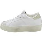 Sneakers larghezza E casual bianche numero 36 con glitter platform per Donna 2 Star 