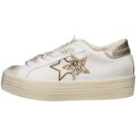 Sneakers larghezza E casual numero 40 con glitter platform per Donna 2 Star 