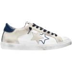 2Star Sneakers Very Star Uomo Pelle Bianco/Blu 43