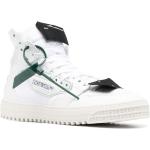 Sneakers alte larghezza A bianco sporco numero 46 di gomma con stringhe antiscivolo Off-White 