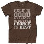3styler T-Shirt Uomo George Best 2 - Pelè is Good,