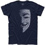 3stylershop Men's t-Shirt V for Vendetta - Guy Fawkes Mask