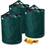 3x 170 litri sacco pop-up per rifiuti da giardino verde autoportante e stabile | per foglie | da giardino | per rifiuti verde pieghevole grande poliestere estremamente robusto 220 g/m² (3x 170 litri)