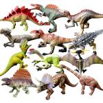 Action figures di plastica a tema animali animali per bambini Dinosauri 