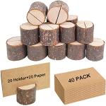 Sottopiatti di legno 40 pezzi 