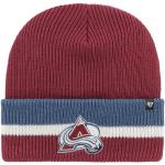 '47 NHL Colorado Avalanche Split Cuff Beanie Haymaker Knit Berretto invernale in lana, multicolore, Taglia unica