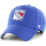 47 NHL New York Rangers MVP - Berretto da baseball unisex, regolabile, design di alta qualità, logo Team Badge, colore: Nero, Blu reale, Taglia unica