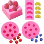 Stampi rosa in silicone per muffin 