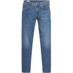 Jeans blu di pelle Tencel sostenibili a vita bassa per Donna Levi's 512 