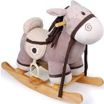 Peluche di legno a tema animali per bambini 53 cm cavalli e stalle per età 2-3 anni 