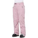 Pantaloni rosa L impermeabili traspiranti da snowboard per Donna 