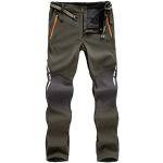 Pantaloni 3 XL taglie comode di pile antivento traspiranti da sci per Uomo 