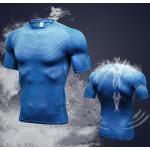 Maglie blu 3 XL taglie comode traspiranti per l'estate da volley per Uomo 