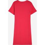 Magliette & T-shirt rosse S di cotone a fiori con glitter mezza manica con scollo rotondo per Donna Freddy 
