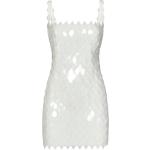 Mini abiti bianchi XS a rombi con paillettes mini per Donna Attico 