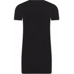 Abiti stampati scontati neri 3 XL con scollo tondo mezza manica per Donna Calvin Klein 