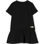 Magliette & T-shirt scontate casual nere 3 XL in viscosa mezza manica con scollo rotondo per Donna Moschino Kids 