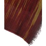 abstract-pattern jacquard scarf