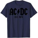 Magliette & T-shirt musicali blu S per Donna AC/DC 