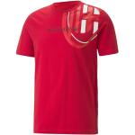 Magliette & T-shirt scontate rosse S a girocollo con scollo rotondo per Uomo Puma Milan 