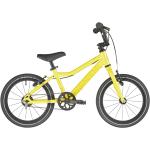 Bici gialle 16 pollici con rotelle per bambini 
