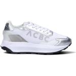 Sneakers larghezza E scontate bianche numero 38 in tessuto con tacco da 3 cm a 5 cm platform per Donna ACBC 