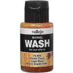 Vallejo Acrylicos Vernice per lavaggio modello Light Rust Wash, 35 ml