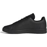Sneakers stringate larghezza E casual nere numero 45,5 di tessuto sintetico con stringhe per Uomo adidas Advantage 