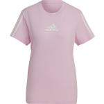 Magliette & T-shirt scontate rosa S in poliestere mezza manica con scollo rotondo per Donna adidas Aeroready 
