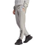 Pantaloni tuta scontati classici grigi XXL taglie comode in poliestere per Uomo adidas 